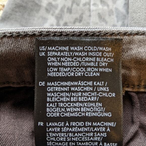 Liverpool The Ankle Skinny Grey Leopard Jeans - Picture 10 of 13